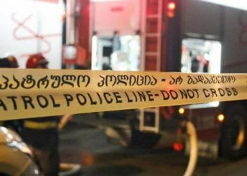 თბილისში, გრიგოლ ორბელიანის მოედანზე ხანძარი გაჩნდა