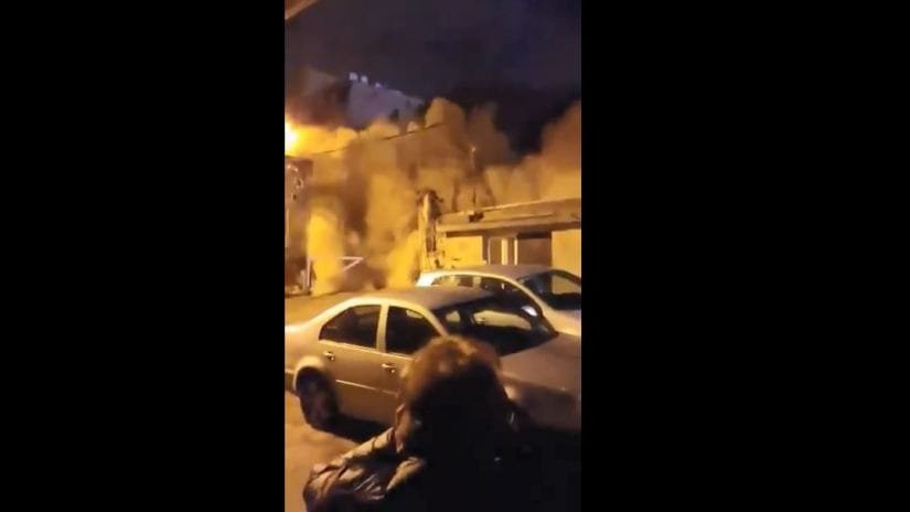 [ფოტო]: მთაწმინდაზე სახლი ჩამოინგრა