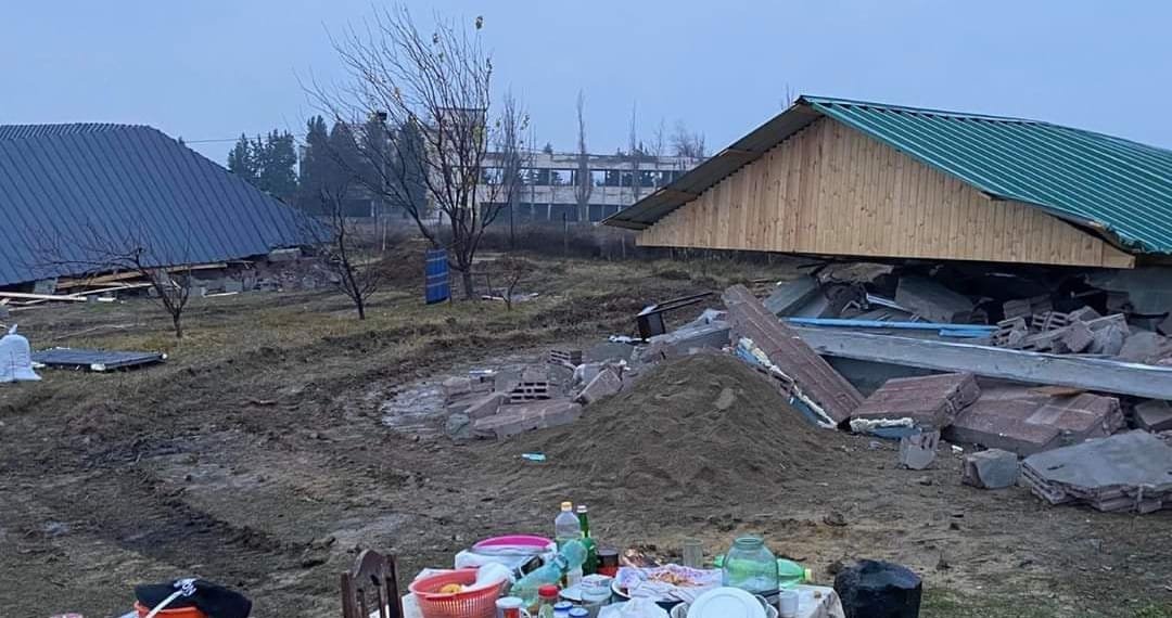 სამგორში მერიამ 7 ნაგებობა დაანგრია