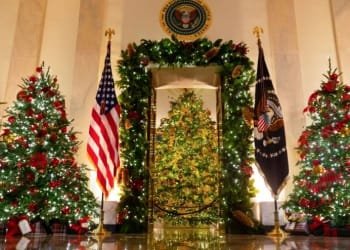 ტრამპის ბოლო ახალი წელი თეთრ სახლში (+ფოტო)