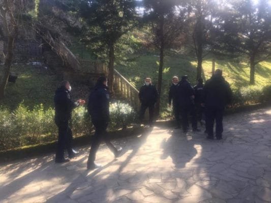 მარტვილში წირვის ჩატარების დროს, ადგილზე პოლიცია იყო მობილიზებული