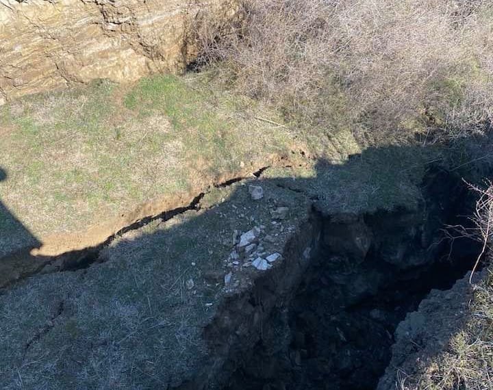 მეწყრის ნაწილი ჩავარდა ვაშლიჯვრის ფერდზე-რას წერს თეა გოდოლაძე