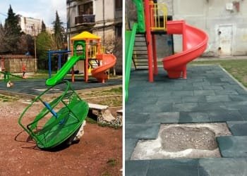 უ_სირ_ ცხვილოა ამის დამმონტაჟებელი – რა მდგომარეობაში საბავშვო ატრაქციონები ქუთაისში