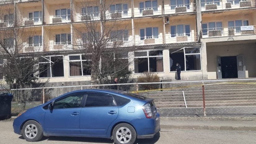 წალენჯიხის სასტუმროში აფეთქება მოხდა