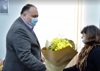 იოსებ ხახალეიშვილი ქუთაისელი მებრძოლების დედებს შეხვდა