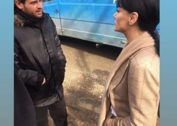 მაკა ასათიანი “ნამახვანჰესის” საწინააღმდეგო აქციაზე გამოჩნდა