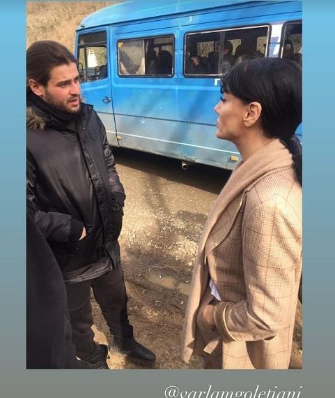 მაკა ასათიანი “ნამახვანჰესის” საწინააღმდეგო აქციაზე გამოჩნდა