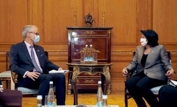 კრისტიან დანიელსონი საქართველოს პრეზიდენტს კიდევ ერთხელ ხვდება