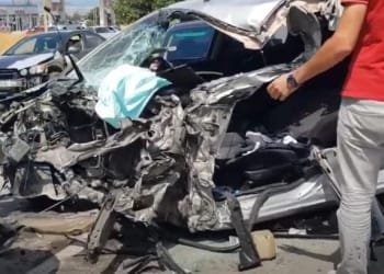 ავტოსაგზაო შემთხვევა ფონიჭალაში – ერთმანეთს შეეჯახა მსუბუქი ავტომობილი და დისტრიბუციის მანქანა