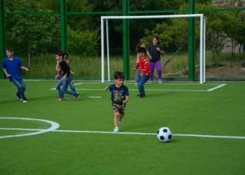 გერმანიის მთავრობის დახმარებით ქუთაისში მინი სტადიონი მოეწყო