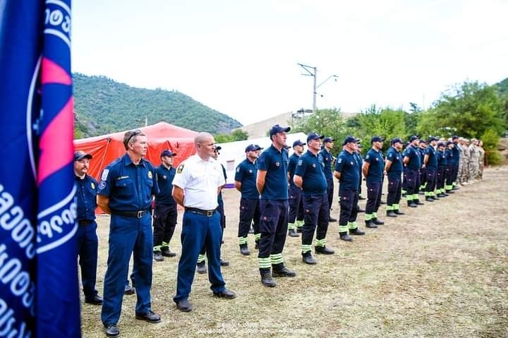 მეხანძრე-მაშველებმა სწრაფ წყლებში სამაშველო ოპერაციების სწავლება გაიარეს