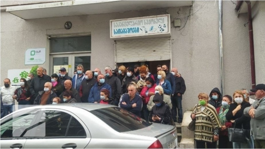 ხმაური და დაპირისპირება იყო სამტრედიაში