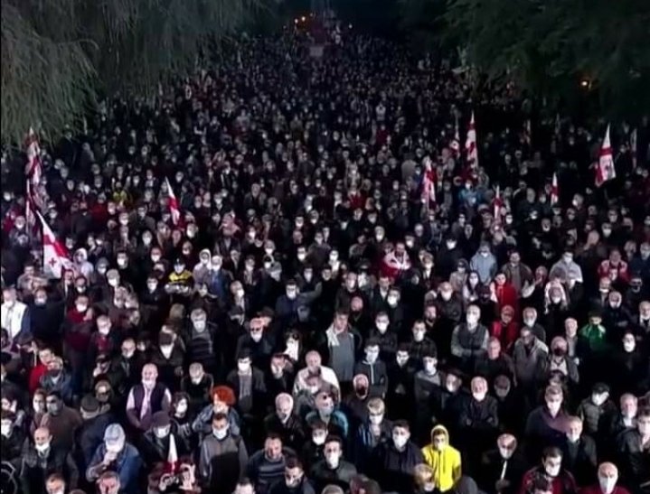 ბათუმში საქართველოს ოპოზიციის გაერთიანებული აქცია გაიმართა