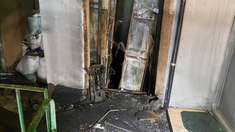 მრავალსართულიან კორპუსში ხანძარი გაჩნდა