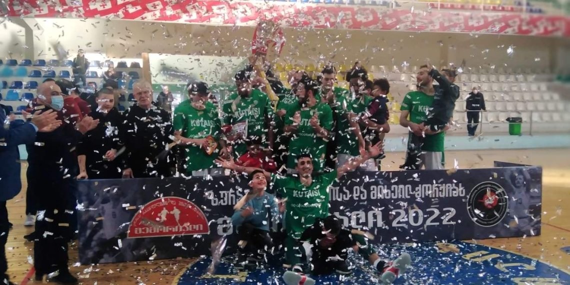 ქუთაისის საკალათბურთო გუნდმა ჩემპიონის ტიტული მეხუთედ მოიპოვა