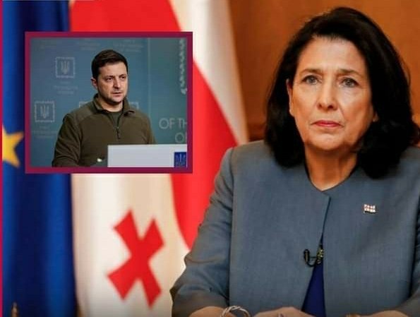 უკრაინისთვის და მთელი ევროპისთვის ამ ტრაგიკულ დროს, პრეზიდენტი ზელენსკი სამაგალითო ლიდერია-სალომე ზურაბიშვილი
