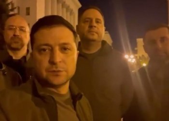 ზელენსკი ვიდეო მიმართვას ავრცელებს (+ვიდეო)