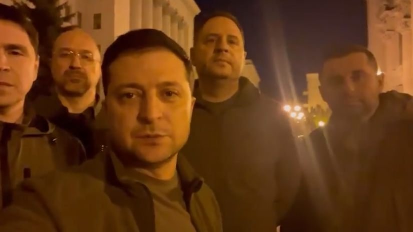 ზელენსკი ვიდეო მიმართვას ავრცელებს (+ვიდეო)