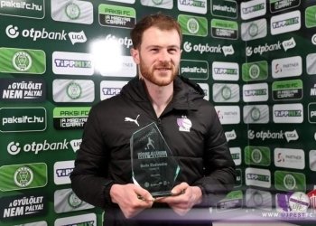 ბუდუ ზივზივაძე “უიპეშტის” ქომაგებმა მარტის თვის საუკეთესო ფეხბურთელად დაასახელეს