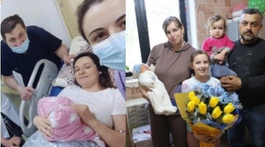 საქართველოში დღეს უკვე მეორე უკრაინელი ბავშვი დაიბადა