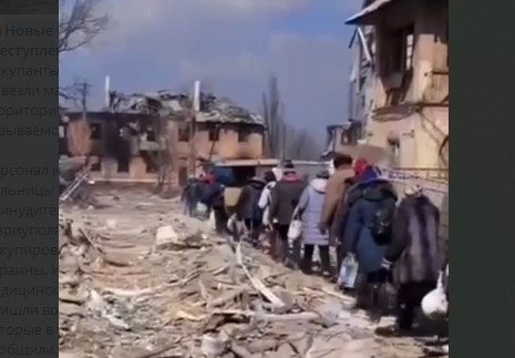 საავადმყოფოს თანამშრომლები და პაციენტები მარიუპოლიდან , იძულებით გაიყვანეს უკრაინის დროებით ოკუპირებულ ტერიტორიაზე