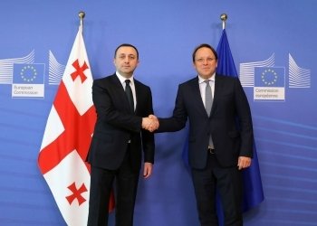 ირაკლი ღარიბაშვილი, ბრიუსელში ვიზიტის ფარგლებში, ოლივერ ვარჰეის შეხვდა