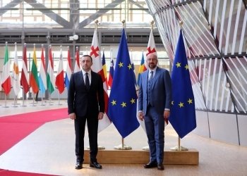 ირაკლი ღარიბაშვილი – ევროპული საბჭოს პრეზიდენტ შარლ მიშელის სახით ბრიუსელში საქართველოს დიდ მეგობარს შევხვდი