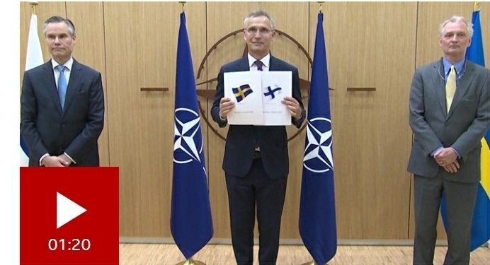 ფინეთმა და შვედეთმა ნატოს წევრობაზე განაცხადი დღეს წარადგინეს