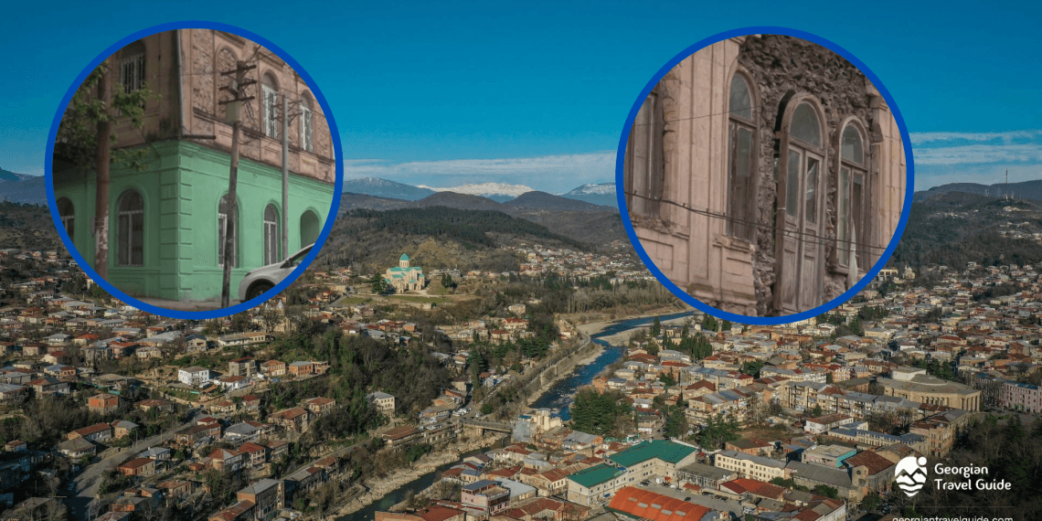 კულტურის კერად აღიარებულ ქალაქში ჩამონგრეული ისტორიული შენობებია (+ვიდეო)