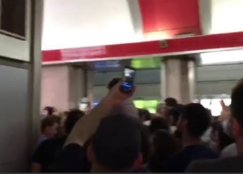 ,,საოცარი ამბავია, თავისუფლების მეტროში იმდენი ხალხია, რომ ვერ ამოვდივართ”-ზაზა დობორჯგინიძე