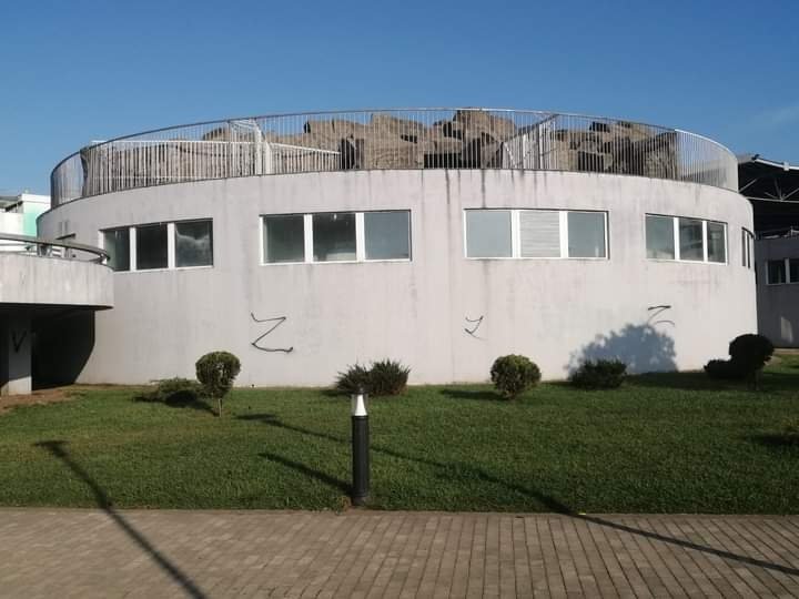 რუსეთის ფაშიზმის სიმბოლო Z ბათუმის დელფინარიუმზეც გამოჩნდა