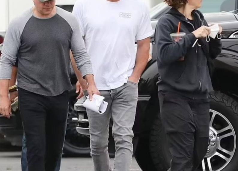 მეტ დეიმონი და ბენ აფლეკი ფილმის გადაღებაზე დააფიქსირეს