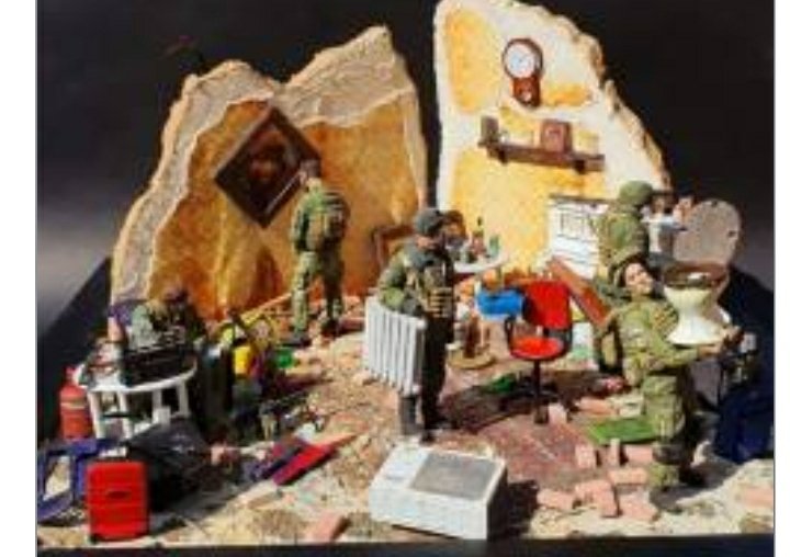 რუსი დამპყრობლების პლასტმასის ფიგურები გამოვიდა