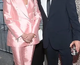 შერონ სტოუნი და შონ პენი ერთად წითელ ხალიჩაზე