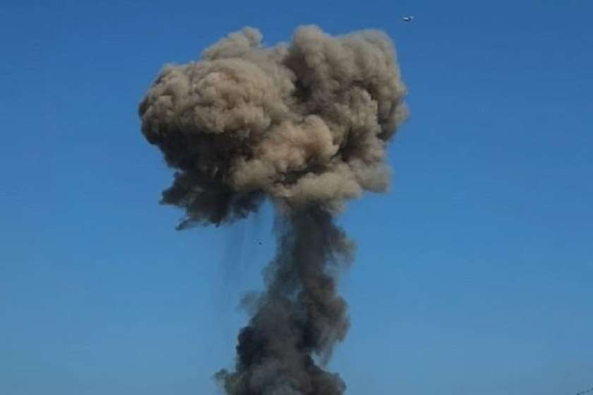 ყირიმში,სამხედრო აეროდრომზე აფეთქება მოხდა