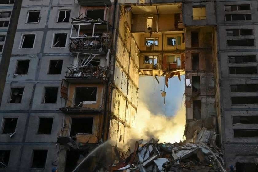 ზაპოროჟიეზე სარაკეტო იერიშს 17 ადამიანი ემსხვერპლა