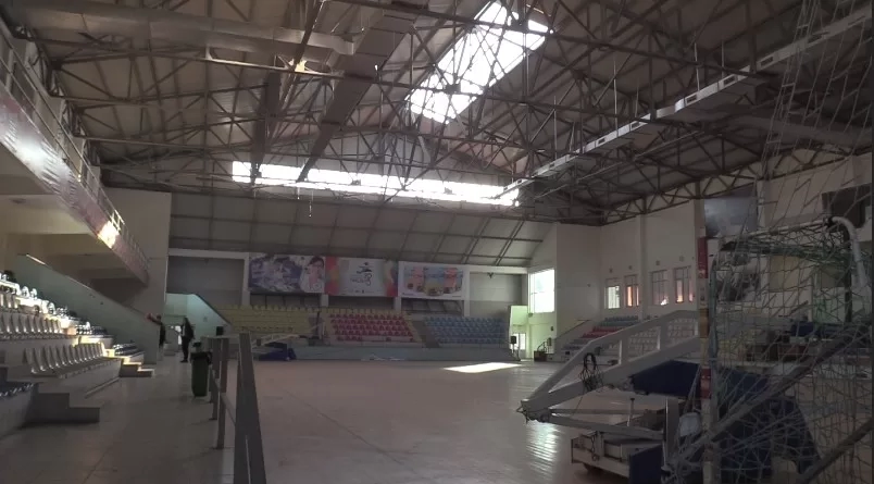 ქუთაისის სპორტის სასახლე სახურავის გარეშეა დარჩენილი