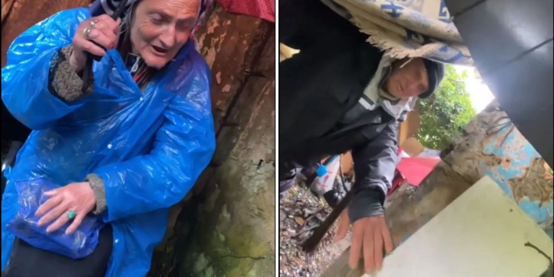 “სულ სველი ვარ მარი”- მოხუცები გადაუხურავ ქოხში ცხოვრობენ