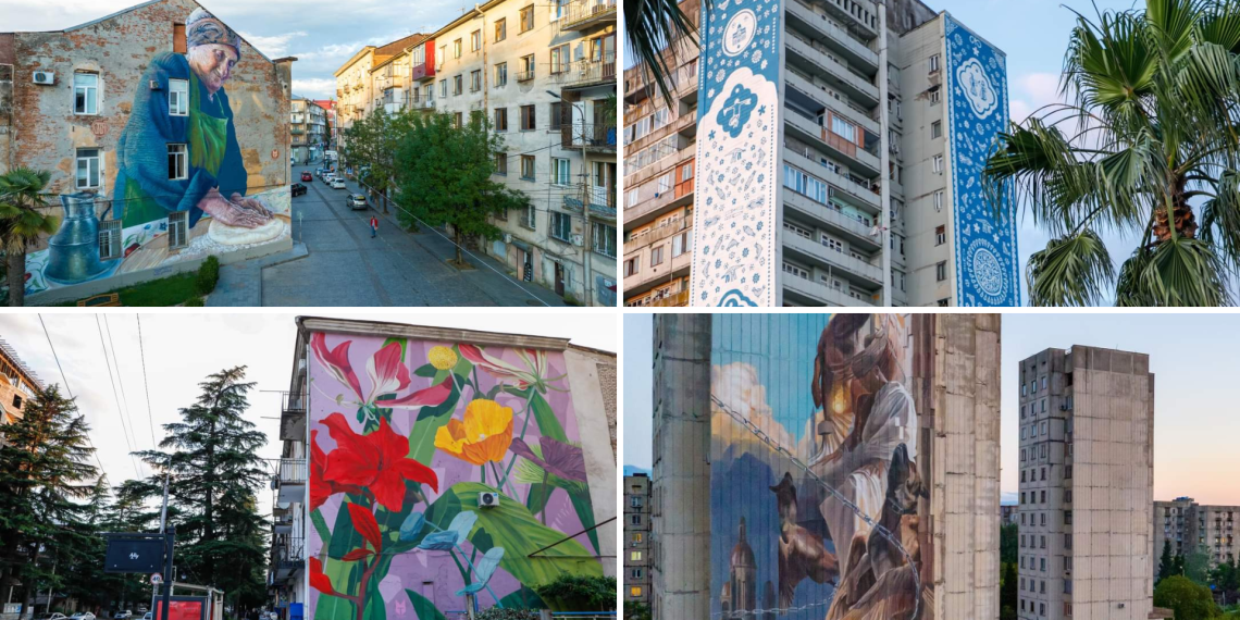 ქუთაისში, Mural Fest-ის ფარგლებში რამდენიმე კედლები მოიხატა
