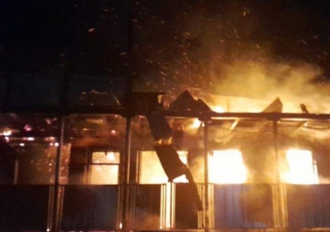 წალენჯიხაში საცხოვრებელი სახლი დაიწვა