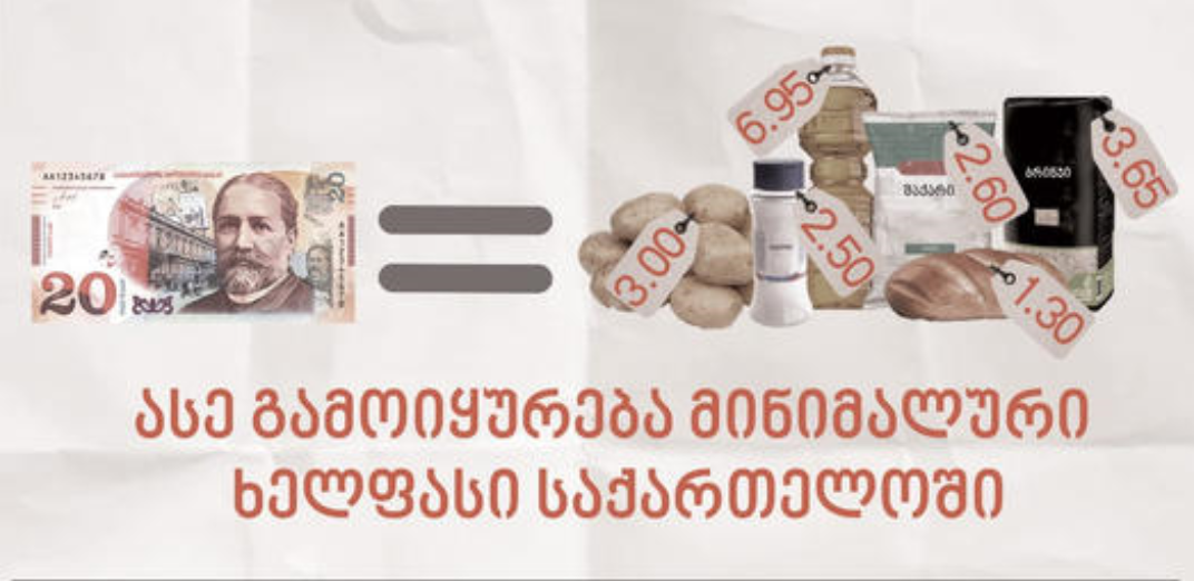 რისი ყიდვაა შესაძლებელი მინიმალური ხელფასით (+ფოტო)