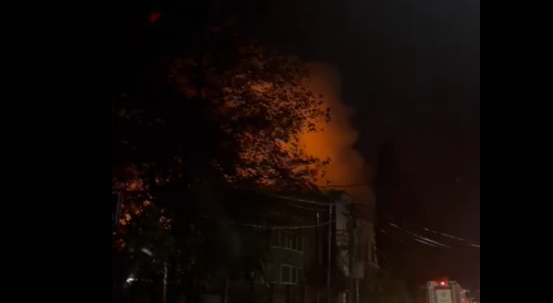 ქუთაისში, საბავშვო ბაღის ყოფილ შენობაში ხანძარი იყო (+ვიდეო)