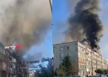 ქობულეთში, კორპუსის ერთ-ერთ ბინაში ხანძარია