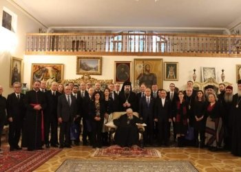საქართველოს კათოლიკოს-პატრიარქი და მღვდელმთავრები საქართველოში აკრედიტებულ ელჩებს შეხვდნენ