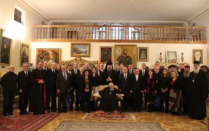 საქართველოს კათოლიკოს-პატრიარქი და მღვდელმთავრები საქართველოში აკრედიტებულ ელჩებს შეხვდნენ