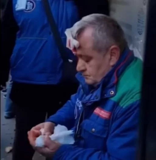 სახლიდან შუშა ჩამოვარდა და კონტროლიორს დაეცა