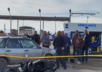 მარნეულთან ახლოს ერთმანეთს მოტოციკლი და მსუბუქი ავტომობილი შეეჯახნენ