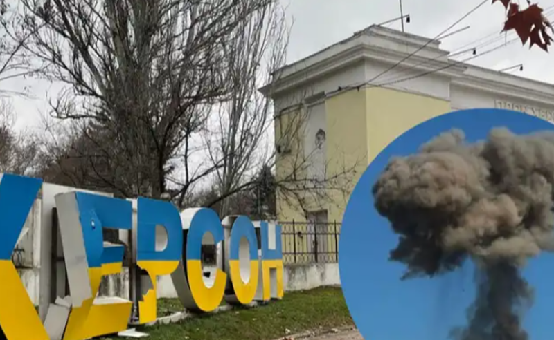 გამთენიისას ოკუპანტებმა ჰერსონის ცენტრი დაბომბეს