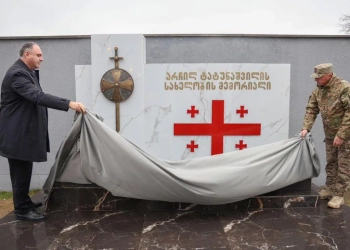 წილკნის დევნილთა დასახლებაში არჩილ ტატუნაშვილის სახელობის მემორიალი გაიხსნა
