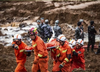 ჩინეთში მეწყერმა 47 ადამიანი ცოცხლად დამარხა